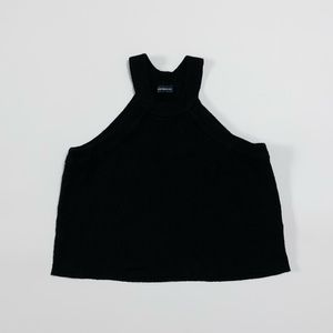Brandy Melville Cropped Sleeveless Ribbed Knit Top